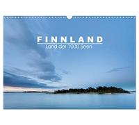 Finlande : le pays des 1000 lacs, Version française (Calendrier mural 2026 DIN A3 portrait), Calendrier CALVENDO mensuel