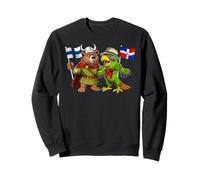 Finlande République Dominicaine Racines Drapeau Finlandais Sweatshirt