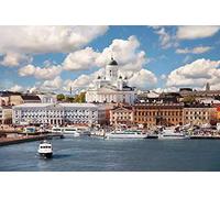 Finlande Vue Helsinki DIY 5D Diamant Peinture par Numéro Kits Uniques Décoration Murale Maison Cristal Strass Décoration Murale 30x40CM