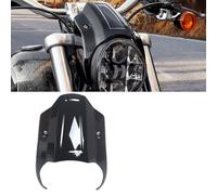 FINMOKAL Coque de carénage de phare avant pour Harley Davidson Softail Breakout FXBR107 FXBRS114 2018-2023 - Kit de couverture de carénage de phare (noir brillant)