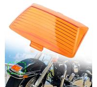 FINMOKAL Garde-boue avant LED ambre compatible avec Harley Electra Glide Tour Glide Road King Heritage Softail