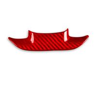 FINMOKAL Garniture intérieure de volant en fibre de carbone rouge compatible avec Chevrolet Corvette C7 2014-2019