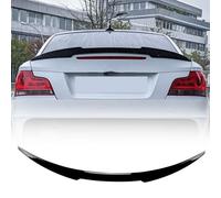 FINMOKAL Kit de séparateur de lèvre arrière noir brillant compatible avec BMW Série 1 E82 E88 Coupé 2005-2013 (ne convient pas pour le modèle convertible)