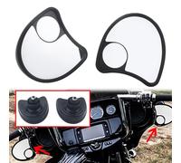 FINMOKAL Rétroviseurs noirs avec angle mort pour carénage intérieur, compatibles avec les Harley Touring 1996-2013, Electra Glide, Street Glide, Tri Glide