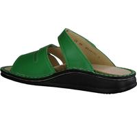Finn Comfort Agueda, Chaussures femme, mule confortable, Vert, cuir, - Chaussures femme mule / séparateur d'orteils, Vert, cuir (nappa) 