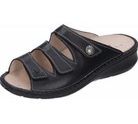 Finn Comfort Carcina Mule dame, cuir, noir, NOUVEAU - Chaussures femme mule / séparateur d'orteils, noir, cuir (nappaseda)