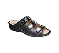 Finn Comfort Femme Pise Mules, Noir Noir, 41 EU