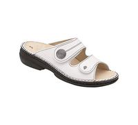 Finn Comfort Femme Sansibar Sandales Ouvertes, Blanc, 35 EU
