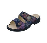 Finn Comfort Femme Sansibar Sandales Ouvertes, Bleu, 40 EU