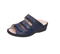 Finn Comfort Pisa Sandales Ouvertes pour Femme, Bleu, 43 EU