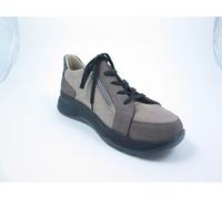 FINN COMFORT FINNCO Lafayette Chaussures à lacets pour femmes avec fermeture éclair marron Nubuck : UK 4,5 Pointure : UK 4,5
