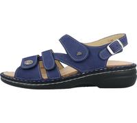 Finn Comfort Gomera, Chaussures femme, sandale confortable, cuir, Royal (bleu) - Chaussures femme, sandale confortable / semelle amovible, bleu, cuir (nabuk)