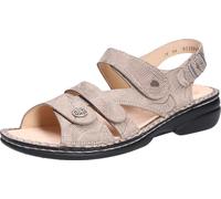 Finn Comfort, Gomera, Femme, Sandale, Beige, Cuir, NOUVEAU - Sandale femme confortable / semelle intérieure amovible, Beige