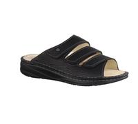 Finn Comfort Keros Mules en cuir nubuck pour homme Noir