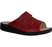 Finn Comfort Korfu, Chaussures pour femmes, Pantolette, Cuir, Pomodore (Rouge), confortable - Marques Finn Comfort, Rouge, cuir (nube) 