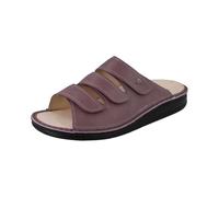 Finn Comfort Korfu Mules en cuir lisse pour femme Violet vieilli, lilas, 37 EU Large