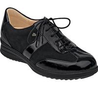 Finn Comfort, Lazio, Femme, Lacets, Noir, Cuir, NEU - Chaussures de confort / semelles orthopédiques, Noir, cuir (buggy/derby)