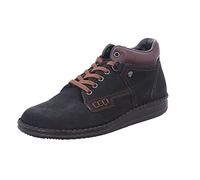 Finn Comfort Linz Chaussures unisexes en cuir (nubuck/Nevada) Noir, Noir, 46 EU