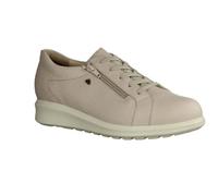 Finn Comfort Lisboa Bast (beige) - Chaussures à lacets avec semelle amovible - Marques, beige, cuir (rabo), beige, 39.5 EU