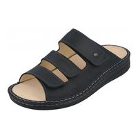 Finn Comfort Mataro Mule pour homme, cuir, bleu foncé, confortable - Marques Finn Comfort, bleu, cuir (antique)