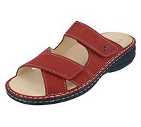 Finn Comfort - Sandale Slide Confortable Melrose - Femme - Chaussures - Rouge - Taille: 39 EU