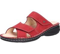 Finn Comfort Melrose mule femme, cuir, Chilli (rouge), NOUVEAU - Chaussures femme mule / séparateur d'orteils, rouge, cuir (nubuk)