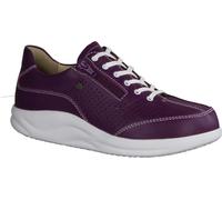Finn Comfort Oze Chaussures basses pour dames, cuir, Viola, chaussures confortables, chaussures d'été - chaussures à lacets confortables pour dames, multicolore, cuir (nappa)