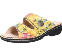 Finn Comfort Pantolette pour dames, jaune(sansibarmultiart), t. 40