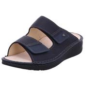 Finn Comfort Pantoufles pour homme Psara bleues, Bleu marine, 45 EU Large