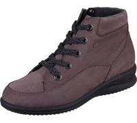 Finn Comfort Parsenn Elefante, Femme, Boots, doublé, fermeture éclair, NOUVEAU - Chaussures confortables pour femmes / bottines, gris, cuir (nabuk)