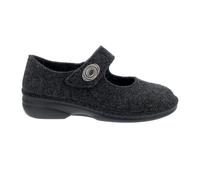 Finn Comfort Ramsau Pantoufle, Feutre, Anthracit, Fermeture Scratch 06561-416168