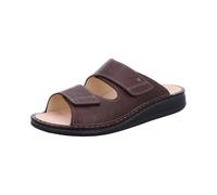 Finn Comfort Riad Mules pour homme en cuir nubuck marron foncé, marron, 44 EU Large