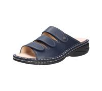 Finn Comfort - Sandale confortable avec dessus en cuir - Femme - Chaussures - Bleu - Taille: 36 EU
