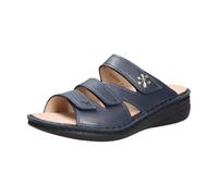 Finn Comfort - Sandale Confortable en Cuir avec Talon Compensé - Femme - Chaussures - Gris - Taille: 41 EU