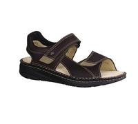 Finn Comfort Skiathos Sandales pour homme Marron, Truffle marron foncé, 45 EU Large