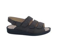 Finn Comfort Sylt Sandale 2509-518218, Impala (Cuir Nubuck), Gris Klett- ONU