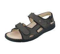 Finn Comfort Wanaka-S Sandales pour homme, Gris et noir, 43 EU
