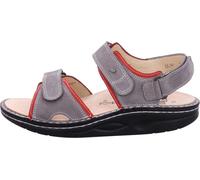 Finn Comfort Yuma, Sandale à dérouler, Gris, Finnamic, Cuir, NOUVEAU - Chaussures de femmes Sandale confortable / semelle intérieure amovible, Gris