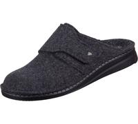 Finn Comfort Zams Chausson pour homme en anthracite, semelle amovible, NOUVEAU - Maison - Chaussons pour hommes, Gris