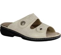 Finn Comfort Zeno mule femme, cuir,/stretch, Oro/Steam, confortable - Marques Finn Comfort, Beige, cuir (everest/stretchcamo)