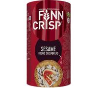 Finn Crisp Sésame Pain croustillant rond en boîte à base de graines et de blé 250g
