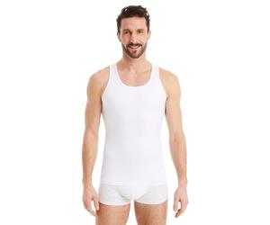 FINN débardeur modelant pour Hommes - Maillot de Corps Shapewear sans Manches en Coton - sous-Maillot de Compression Body Shaper pour Un Ventre Plus Plat