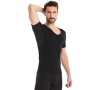 FINN T-Shirt Anti Transpirant Homme Col V- Coussinets Aisselles Intégrés