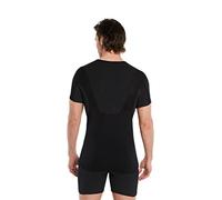 FINN T-Shirt Anti-Transpiration pour Hommes avec Insert dans Le Dos et Patchs intégrés aux aisselles pour la Forte Transpiration - Maillot de Corps Contre Les odeurs et Les Taches de Sueur Noir XXL