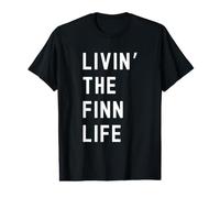 Finn Vivant la Vie de Finn Nom Amusant T-Shirt Graphique avec Valeur