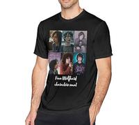 Finn Wolfhard Mans T-Shirts Unisex Gift Men's Black Tees(XX-Large)