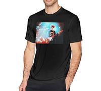 Finn Wolfhard Men T Shirts Crew Neck Short Sleeve Cotton Summer Tee Tops (Small)