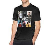 Finn Wolfhard Mens T Shirt Crew Neck Short Sleeve Cotton Summer Tee Tops (Medium)