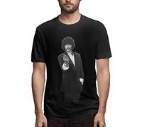 Finn Wolfhard Mens T-Shirt Round Neck Short Sleeve Cotton Summer Tee Tops (Small)
