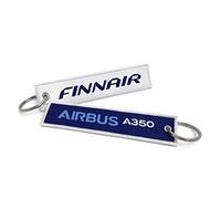 Finnair Airbus A350 Porte-clés tissé